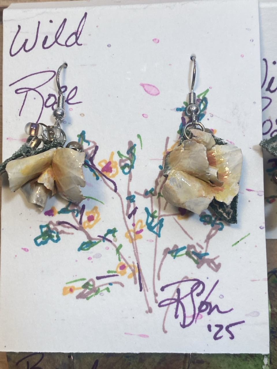 Wild Rose Earrings